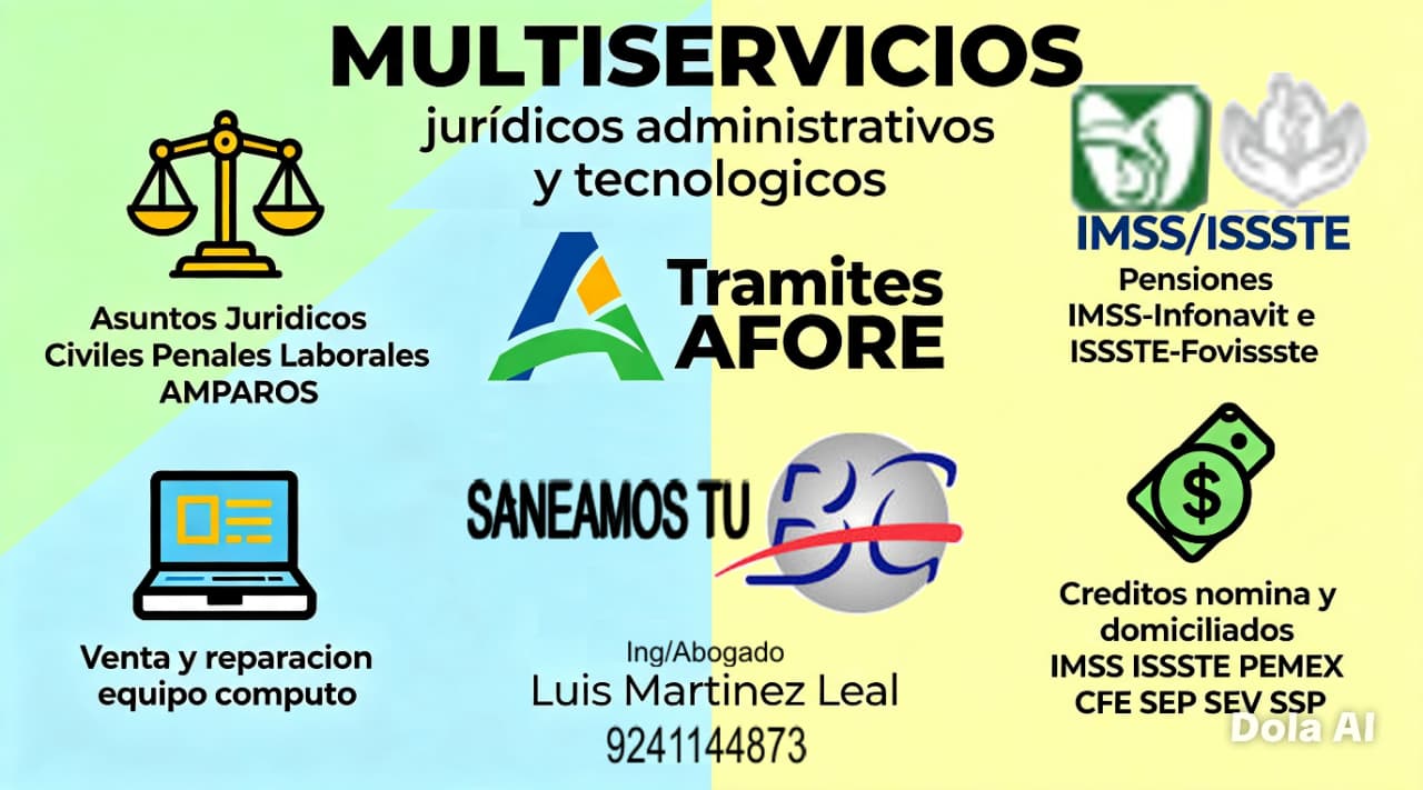 Información de MULTISERVICIOS jurídicos, administrativos y tecnológicos